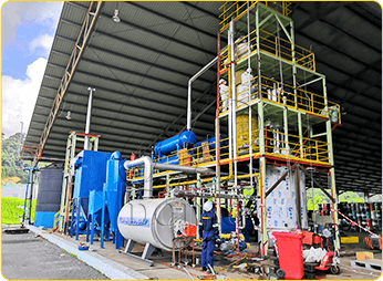 Pyrolysis oil to diesel refinery plant